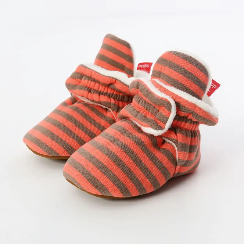 

Unisex Newborn Baby Boy Shoes Non-Slip Winter Warm Baby Soft Booties Soled Infant Toddler Kids Girl Footwear Snow Boot