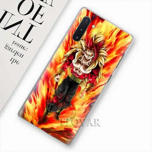 Чехлы для телефонов Dragon Ball Saiyan Goku для samsung Galaxy Note 10 S10 Plus 5G S10e A30 A40 A50 A60 A70 M40 жесткий чехол - Цвет: 002