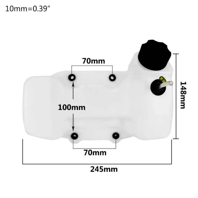 

40-5BL Brush Cutter Fuel Tank Brush Cutter Spare Parts Trimmer Fuel Tank E65B