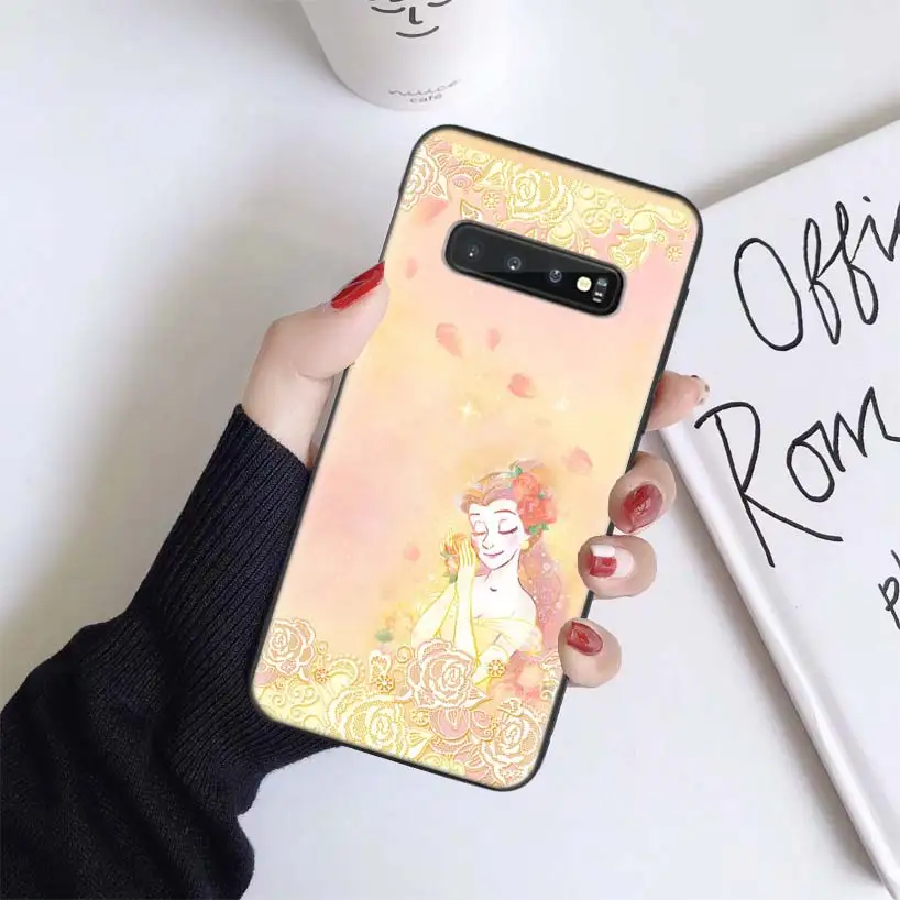 Disneys комплект принцессы с сердечком черный чехол для samsung Galaxy A50 A70 A50S A10S A20S A10 A20E A30 A40 M40 M30S A80 мягкий чехол для телефона - Цвет: BS239-9