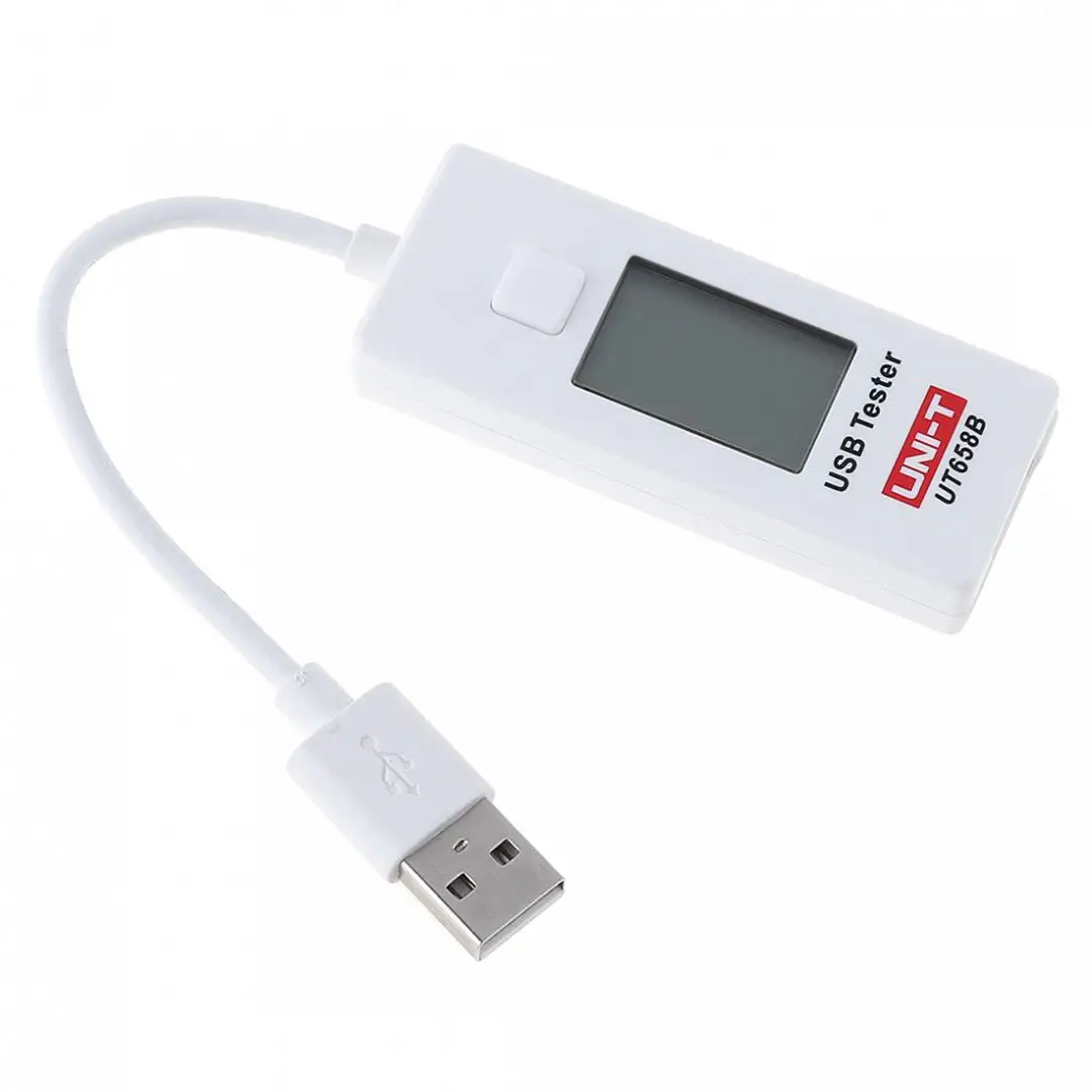 UNI-T UT658B Портативный 9 в 3.5A 10 см USB Напряжение монитор измеритель тока Емкость тестер с ЖК цифровой и подсветкой