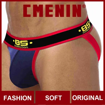 

Sissy Panties String Men Lingerie Jockstrap Mens Thongs And G strings High Quality Sexy Gay Underwear Men Thong Cotton BS174