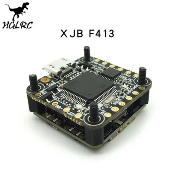 

HGLRC XJB F413 stack F4 Micro Flight Control Board MPU6000-SPI STM32F405RGT6 dual 8K the 13A 4in1 ESC for 65mm-130mm Frame Kit