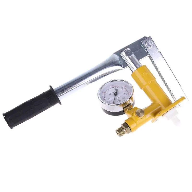 

2.5MPa 25KG Water Pressure Gauge Manual Hydraulic Pump Tester with G1/2" Hose E65B