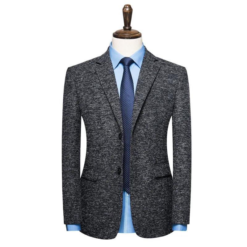 

2020 Autumn Men Suit Slim Coat England Men's Single-Breasted Two-Button Suit Nxn1706