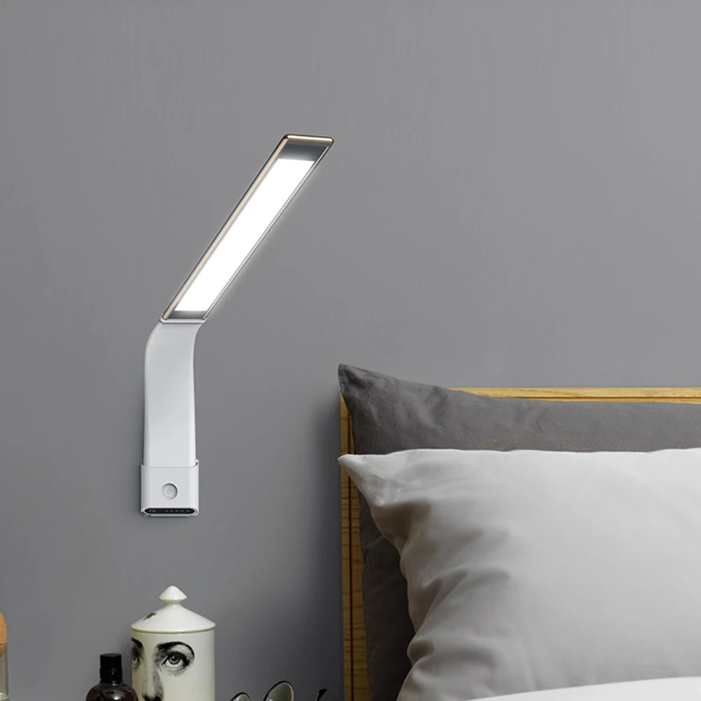 Artpad комнатная настольная лампа Led защита глаз с регулируемой яркостью для офиса и учебы детей прикроватная USB перезаряжаемая Гибкая Настольная лампа освещение