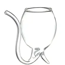 1 Новинка дьявол бокал для вина водка виски чашки с питьевой трубой соломы Вечерние