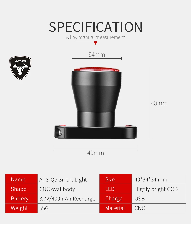 Best Bicycle Smart BrakingTaillight Brake Bike IPX5 Waterproof Light USB Rechargeable LED Cycling Lamp Flashlight Saddle Rear Light 0 Best Bicycle Smart BrakingTaillight Brake Bike IPX5 Waterproof Light USB Rechargeable LED Cycling Lamp Flashlight Saddle Rear Light 0