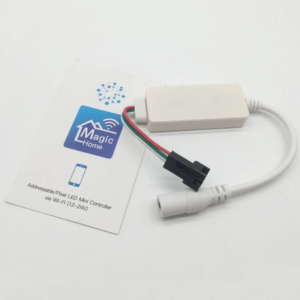 DC12 24V Magic дома светодиодный SPI контроллер прибор приемно 2048 пикселей экшн камера с