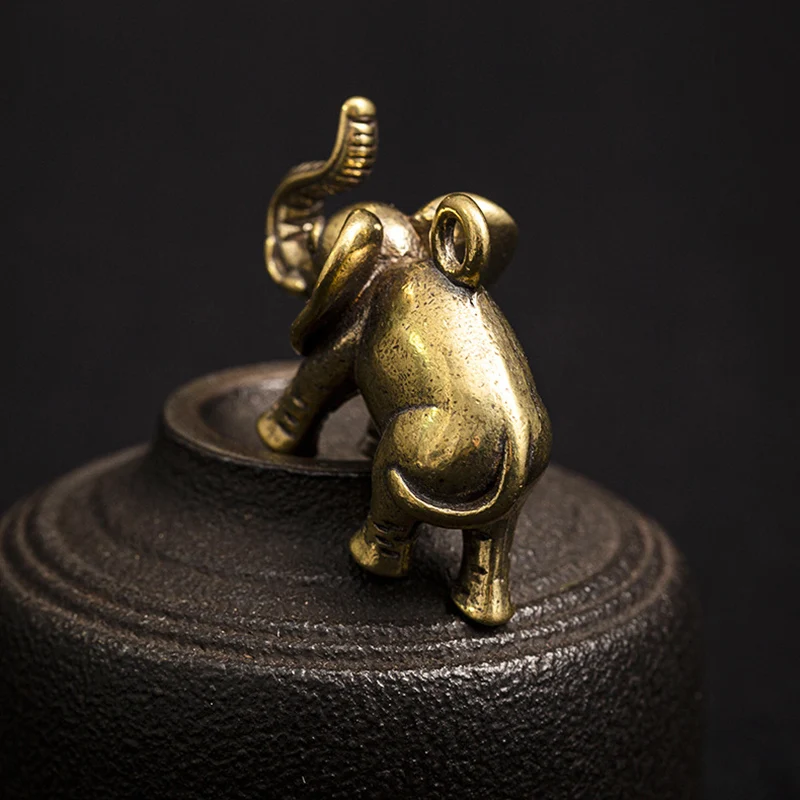 elephant pendant brass (4)