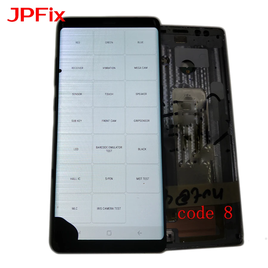 JPFix применим к замене samsung Note8 внутренний и внешний взрывоопасный экран сотового телефона a - Цвет: Note8 code.8