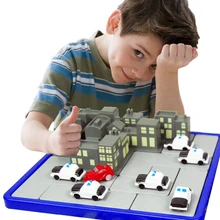 Board games thrilling interception 60 levels police catch robber games children's intellectual maze games educational toys