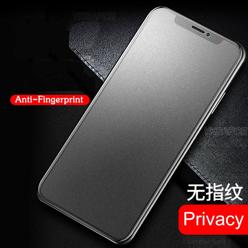 3d Full Cover Matte Privacy Screen Protector For Iphone X Xr Xs 11 12 13 Mini Pro Max 6s 7 8 Plus Anti Spy Peep Tempered Glass Phone Screen Protectors Aliexpress
