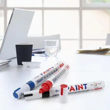 

12 colors Waterproof Car Tyre Tire TreadMetal Permanent Paint Marker Pen Tire Pen Lacquer oil pen