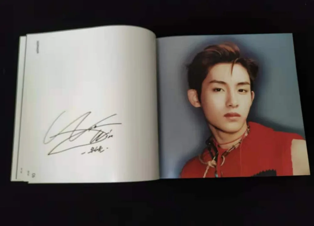 NCT 127 NCT127 亲笔签名 1辑 Regulate CD 金道英 和李泰容封面  10