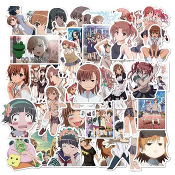 

50PCS Anime Toaru Kagaku no Railgun Stickers DIY Skateboard Fridge Guitar Motorcycle Laptop Luggage Joke Cartoon Decal Sticker