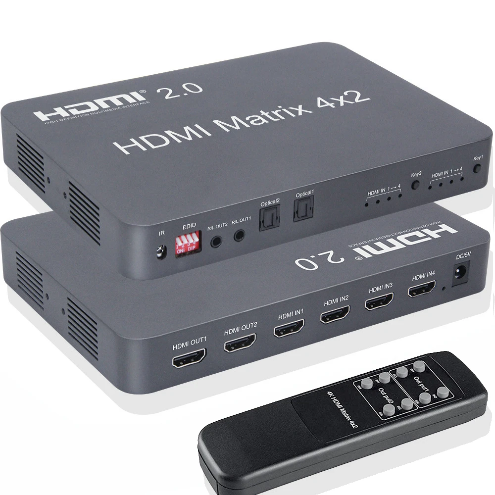 entrada usb y salida hdmi