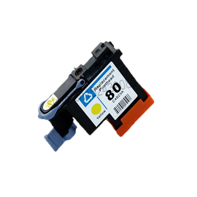 HTL C4820A C4821A C4822A C4823A Печатающая головка для hp 80 Designjet 1000 1050c 1055 чернильный картридж Печатающая головка для hp 80 картридж - Цвет: 1 Yellow