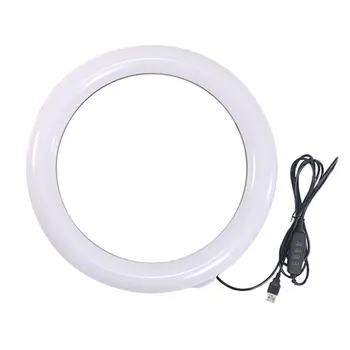 

13 Inch Flat Ring Light Selfie Beauty Photography Mobile Phone Live Light Three Color Temperature LED Fill Light