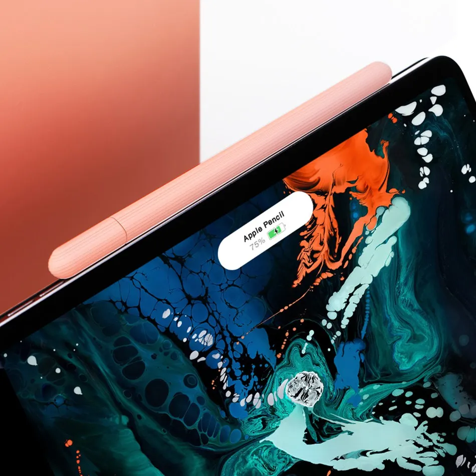 Мягкий силиконовый чехол ROCK для Apple Pencil 2, защитный чехол для iPad, планшета, стилус, защитный чехол для Apple Pen 2nd