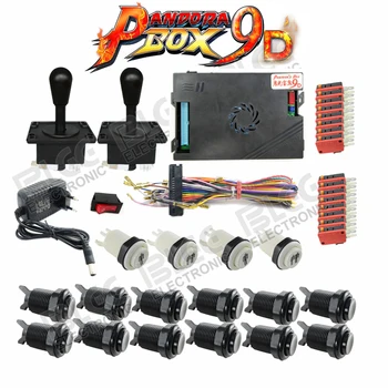 

Original Pandora Box 9D 2500 in 1 Kit American Joystick and Push Button for 2 Player DIY Arcade Machine Home Cabinet with Manual