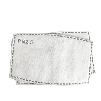 

10pcs Mask Filters 5 Layer Anti-Dust, Smoke, Gas and Allergies Adjustable and Reusable Protection with 10 Filters Masks