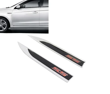 

2pcs Chrome SS Blade for IMPALA COBALT Fender Side Emblem Badge Sticker