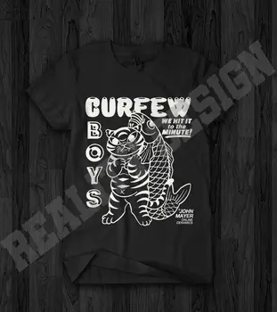 

John Mayer Online Ceramics Tour 2019 T Shirt - Curfew Boys Merch Concert Reprint Printing