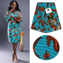 Африканская Хлопковая ткань модный Африканский вощеная ткань Hollantex Pagne Africain Hollantes воск H180411