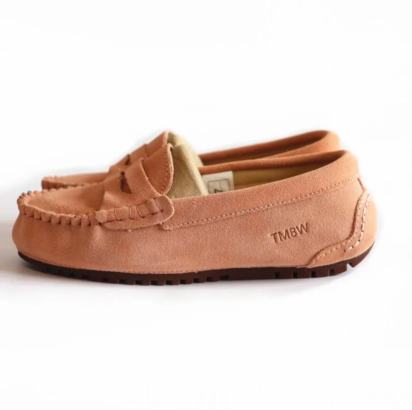 Zapatos planos de piel auténtica para mujer, mocasines informales sin cordones, para conducir, 100%, 2020