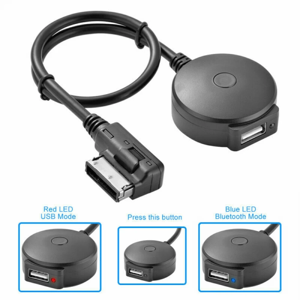 Bluetooth AUX приемник кабель адаптер для VW Audi A4 A5 A6 Q5 Q7 после 2009 аудио медиа вход AMI MDI