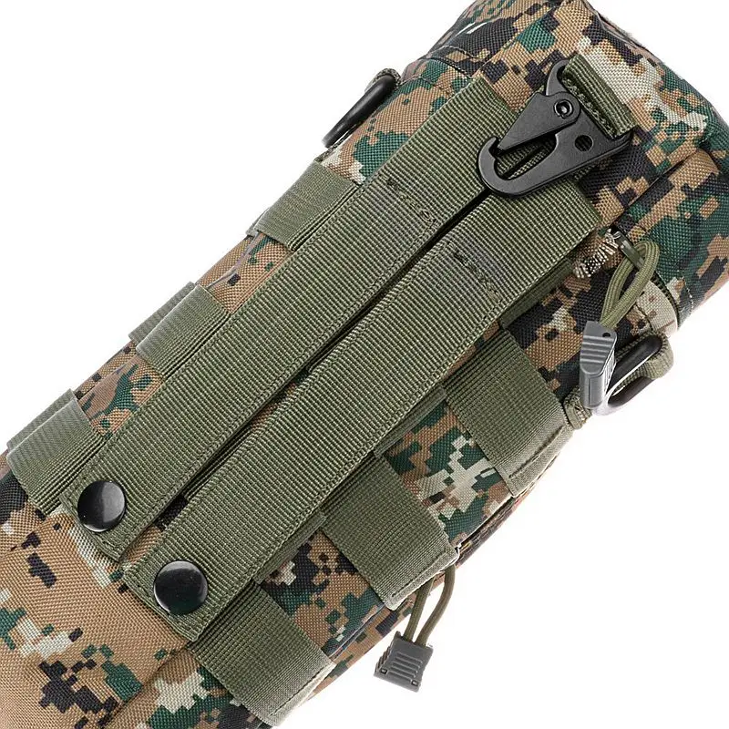 Открытый военный MOLLE тактический на молнии бутылка для воды чайник талии Тактический шестерни держатель сумка для путешествий Кемпинг Велоспорт
