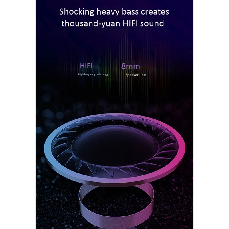 TWS5 0 Bluetooth Earphone Christmas Santa Earphone Canned Wireless Bluetooth Headset Sports Binaural Stereo Headset