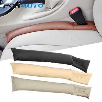 

FORAUTO Leather Auto Seat Gap Filler Spacer Stopper Anti Drop Car Chair Space Filling Strip Leak Stop Phone Pad Blocker Holster