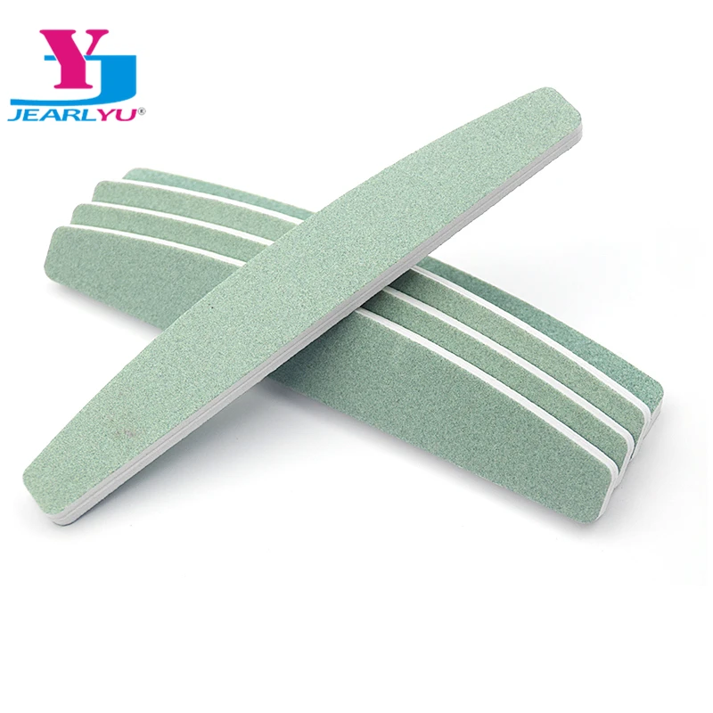 

5Pcs/lot Buffing Nail File Green 120/180 Emery Board Grinding Polishing Shine Limes All UV Gel Portable Manicure Sponge Art New