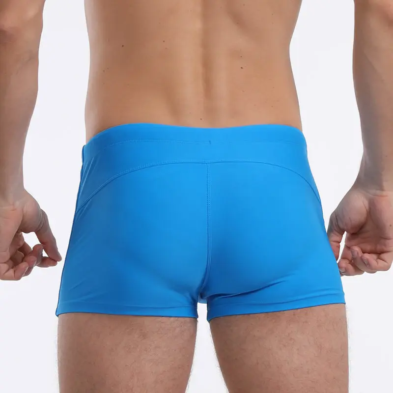 Push Up Pad Mens Swimming Trunks Plus Size Swimwear Men Sexy Swim Shorts Man Swimsuit Beach Boxer Briefs Penis Pouch