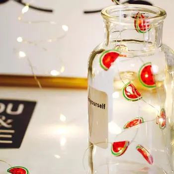 

Watermelon Shape LED Decorative Lights Small Night Light Birthday Proposal Confession Party Household Garden Decor Lamp