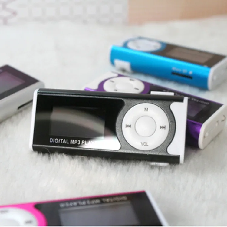 Модный mp3-плеер Поддержка 16 Гб Micro SD TF карта USB Клип Мини светодиодный портативный lcd поддержка MP3/WMA аудио форматов# pingyou