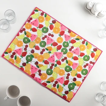 

Dish drying mat "Fruits", 38 × 51 cm, microfiber