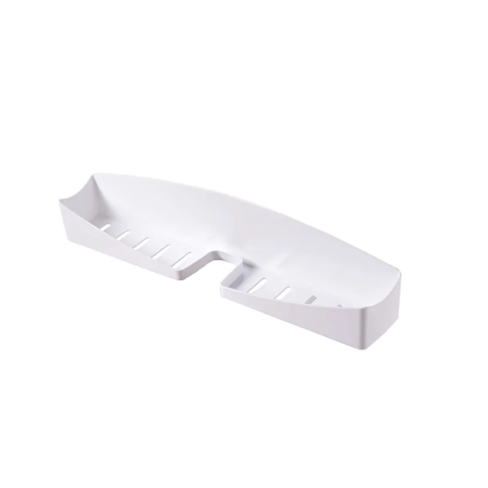 Настенная полка для душа, душевая полка, 4 цвета, корзина для хранения, аксессуары для ванной комнаты - Цвет: Белый