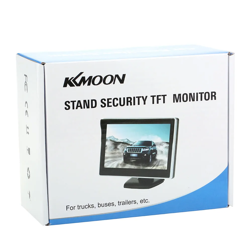 Автомобильная камера заднего вида+ " TFT lcd монитор система парковки система помощи при парковке 5" дюймовый TFT экран