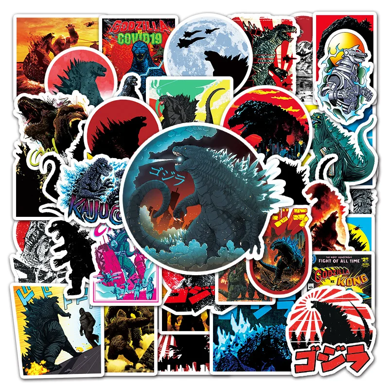 100 шт. наклейки Godzilla s мультфильм Тоторо спирированная девушка наклейка DIY чемодан