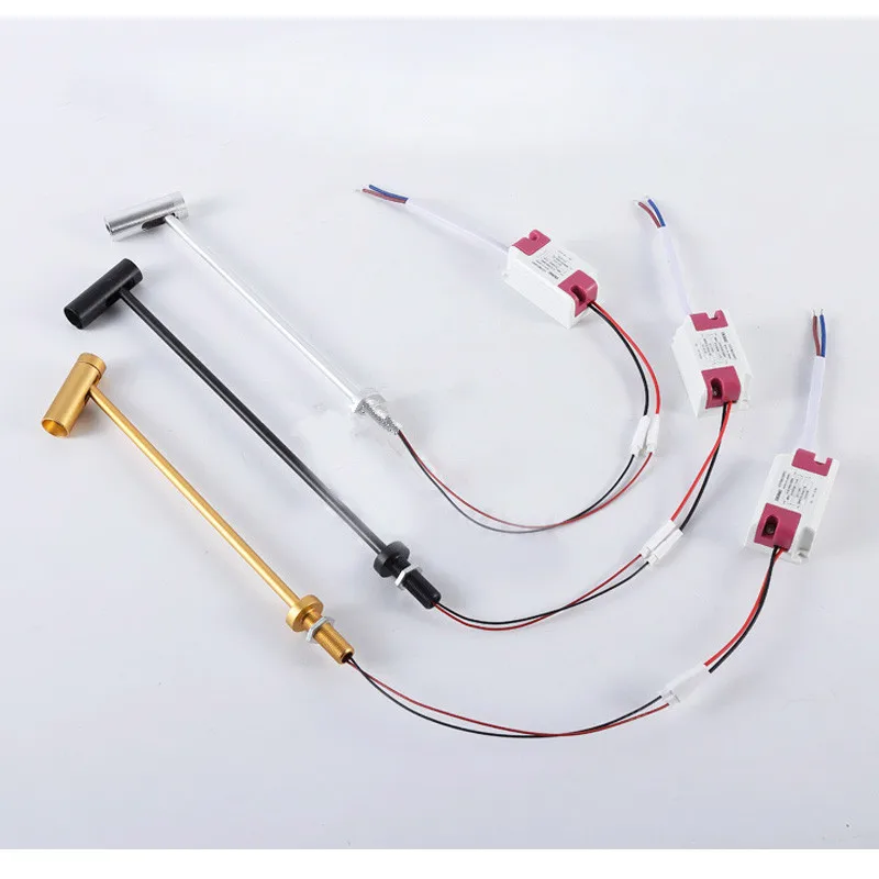 LED Spotlight 3W 12V Jewelry Display Lamp 10/20/30cm Post Lamp Phone Store Showcase Desktop Lights Rotatable 220V Upright lamp 4