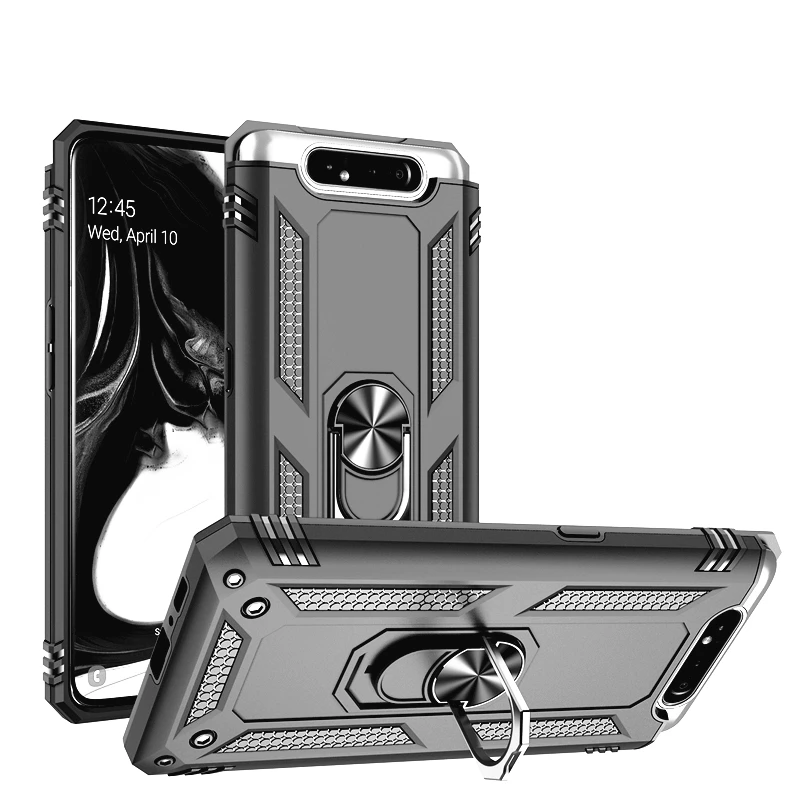 

Anti-knock Kickstand Cases for Samsung A80 A90 Protective Back Cover Fundas for Galaxy A10 A20 A20E A10E A30 A40 A50 A70 Bags