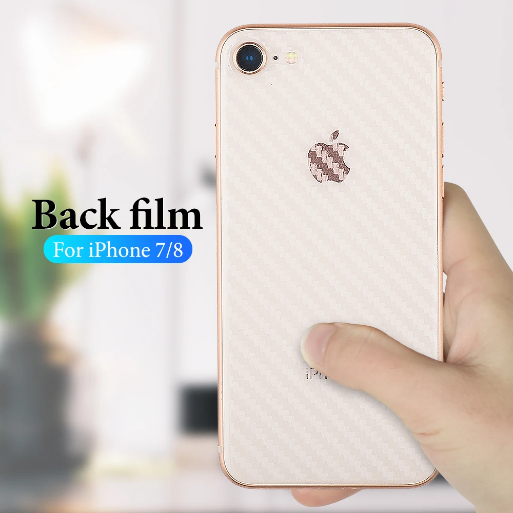 3D Защитная пленка для задней панели из закаленного стекла iPhone 8 7 6 S Plus прочная