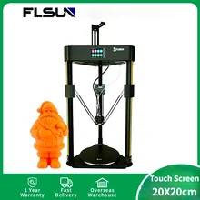 Flsun q5 impressora 3d delta auto nivelamento retomar impressão sensor pré-montagem tft 32bits placa kossel titan kit de metal