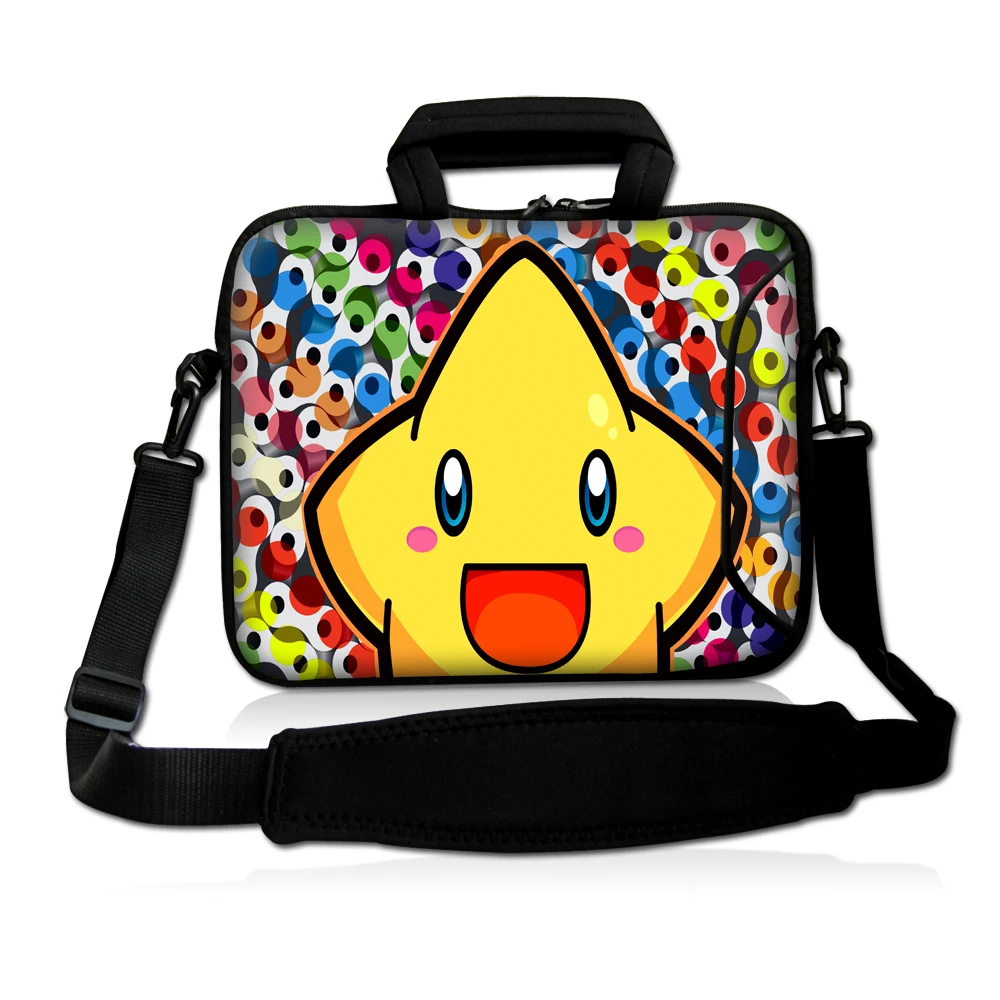 

Cute Star Shoulder Nylon Bags 9.7 Tablet 10.1 12 13.3 13 14 15.4 15.6 17 Portable Briefcase Lovely Messenger PC Notebook Bag