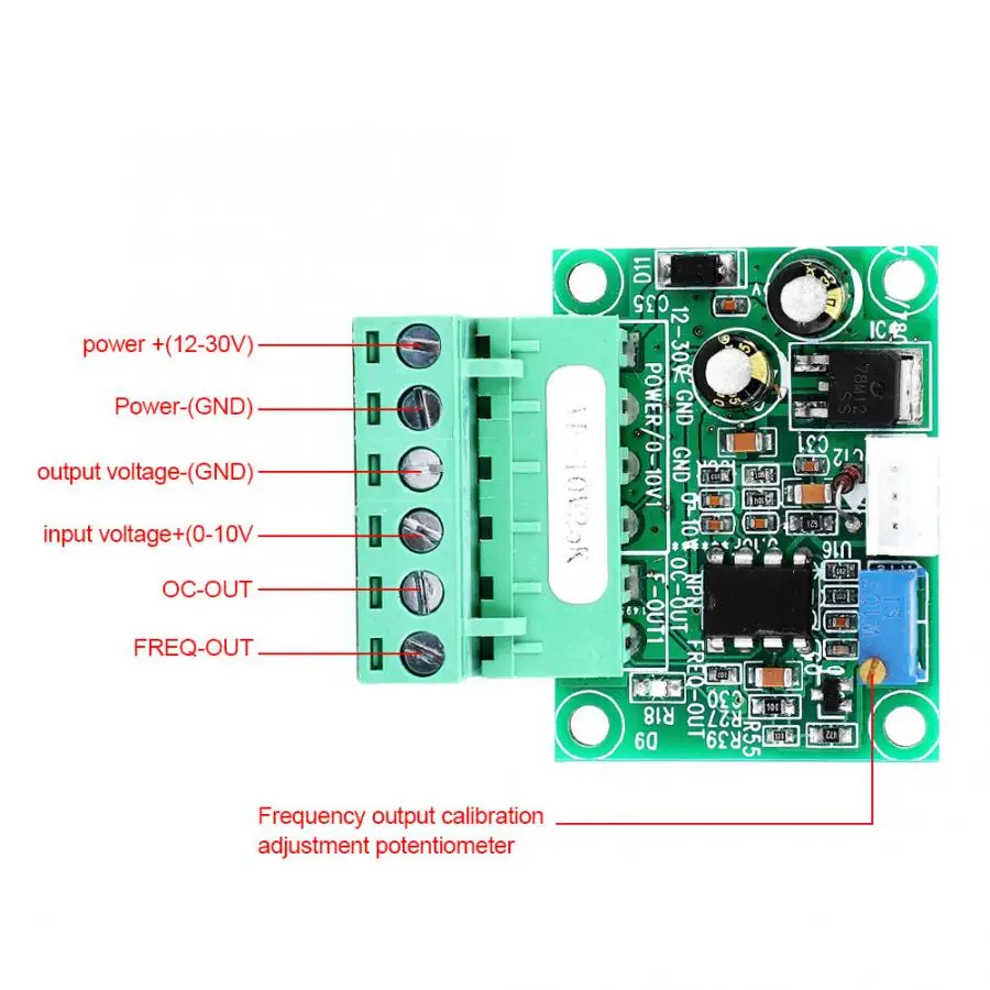 Модуль преобразователя частоты напряжения DC0-10V до 0-25 кГц PLC электронные компоненты поставки