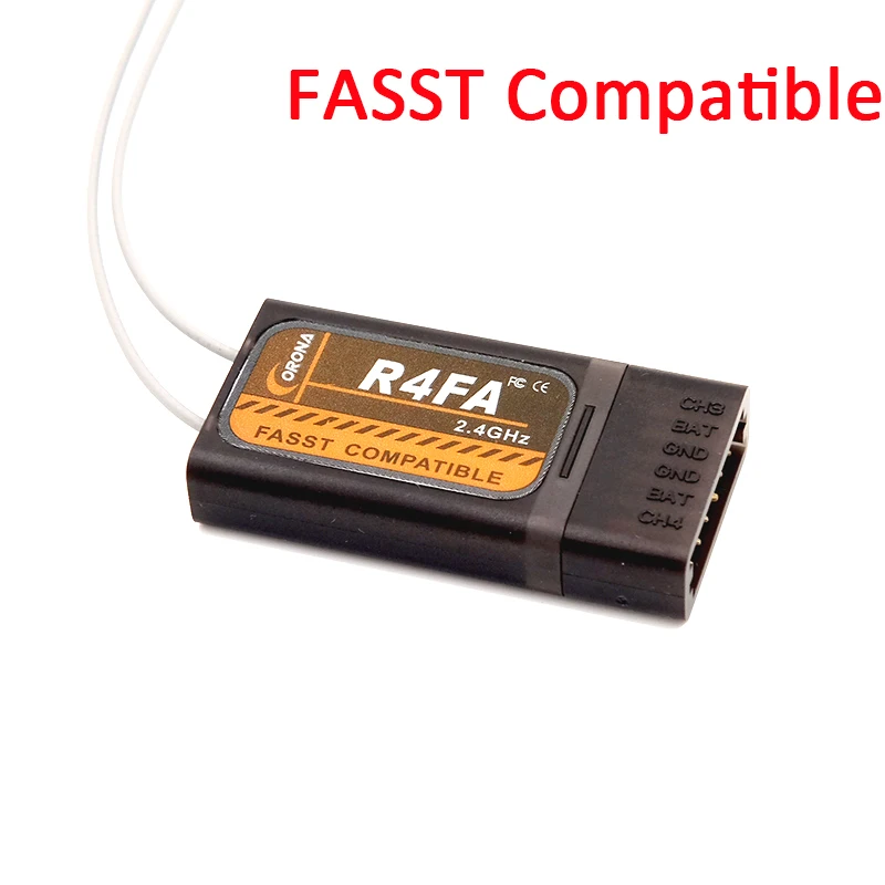 

Corona R4FA 4CH 2.4Ghz FUTABA Fasst Compatible Receiver