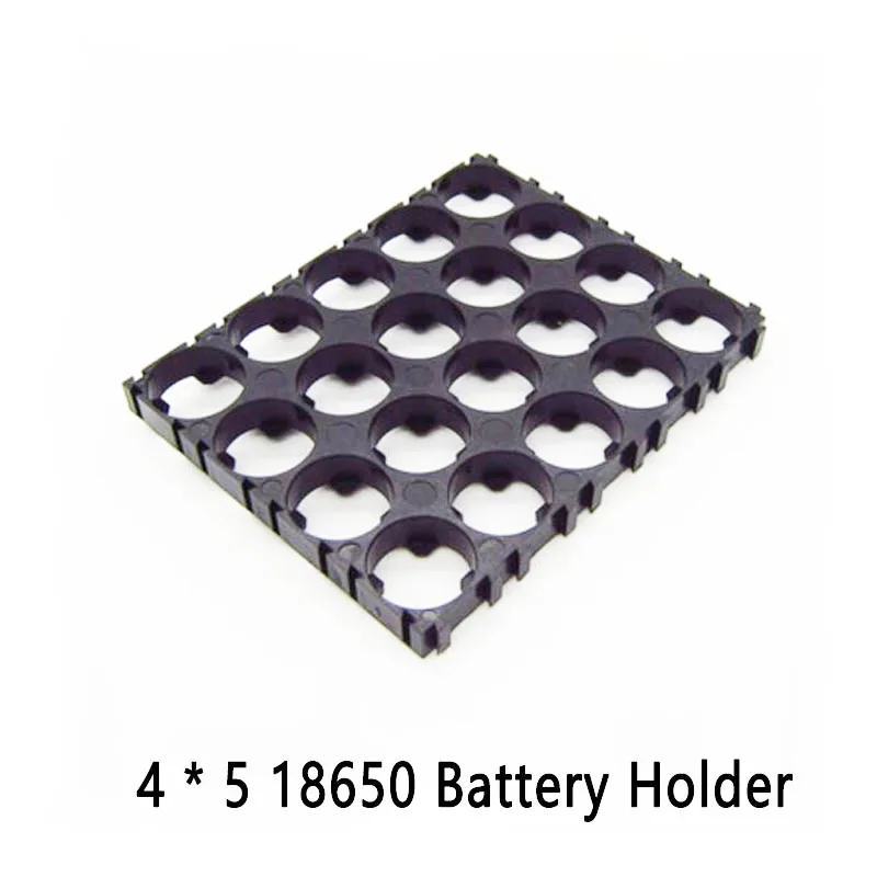 2PCS 3x5 4x5 Holder 18650 Cell Spacer Battery Radiating Shell Pack Plastic Heat Bracket Box Case 18650 DIY 2PCS 3x5 4x5 Holder 18650 Cell Spacer Battery Radiating Shell Pack Plastic Heat Bracket Box Case 18650 DIY
